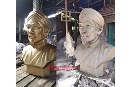 Đúc tượng đồng Nguyễn Tấn Kiều ở Sài Gòn.